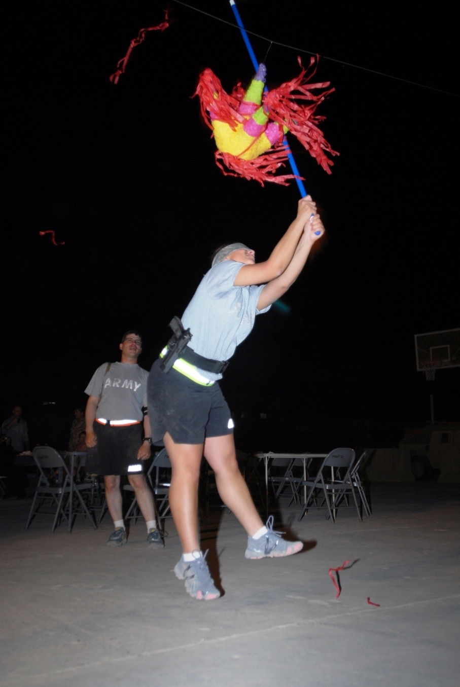 Soldiers salsa the night away