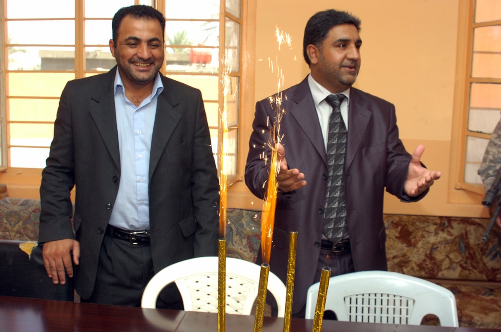 Local leaders reopen renovated school in eastern Baghdad's Diyala area