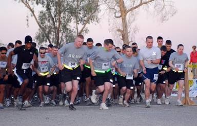 Task Force Iron Soldiers take part in Army Ten Miler