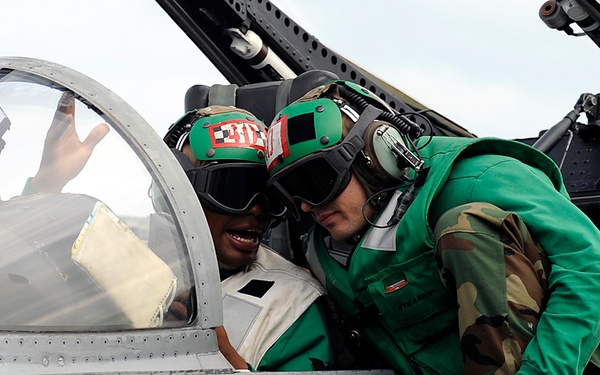 F/A-18A Strike Fighter Maintenance Check