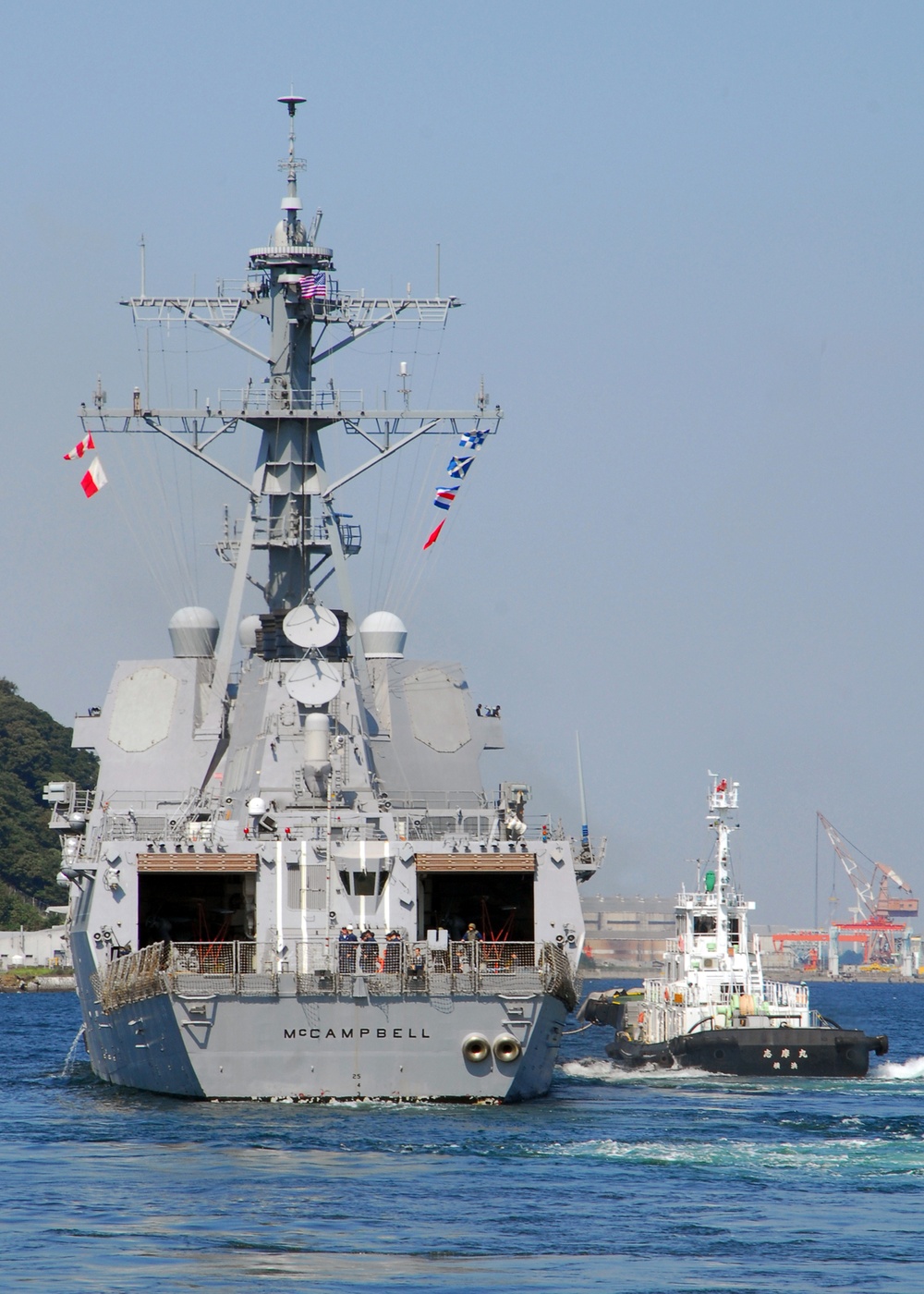 USS McCampbell Departs