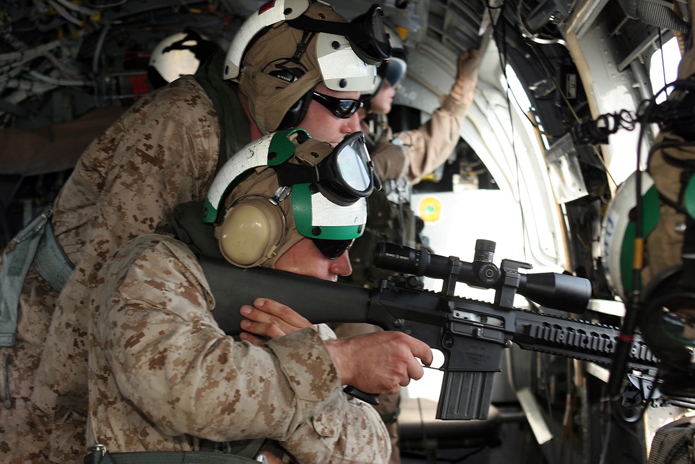 MK-11 Sniper fired over the Gulf of Aden