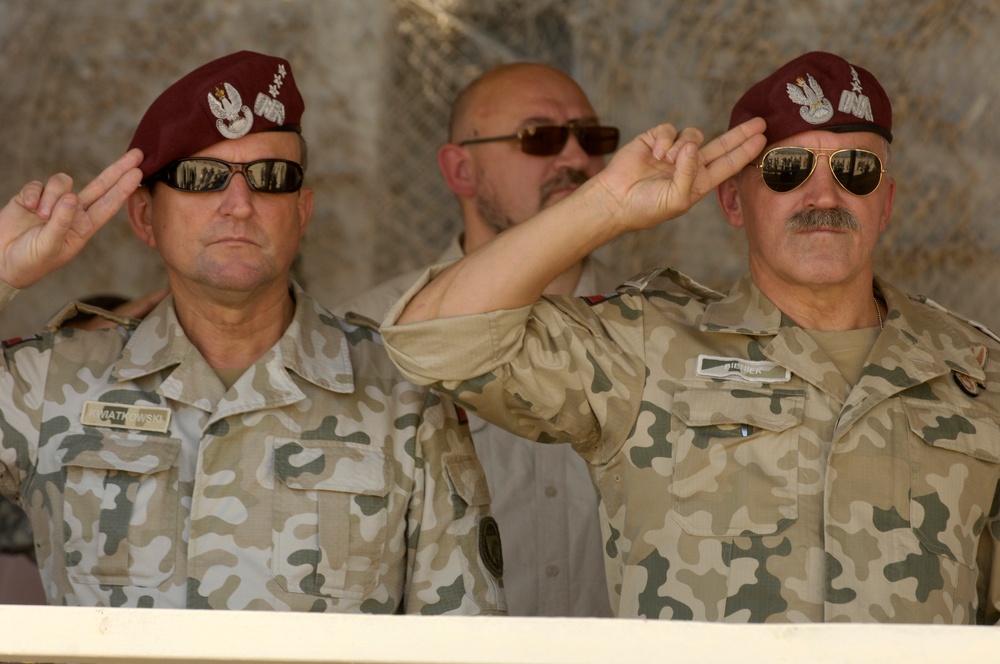 Polish Multi-Nation Division End of Mission Ceremony