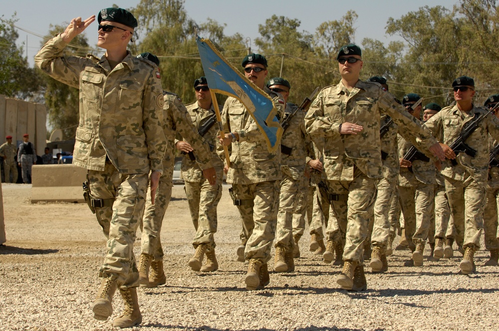 Polish Multi-Nation Division End of Mission Ceremony