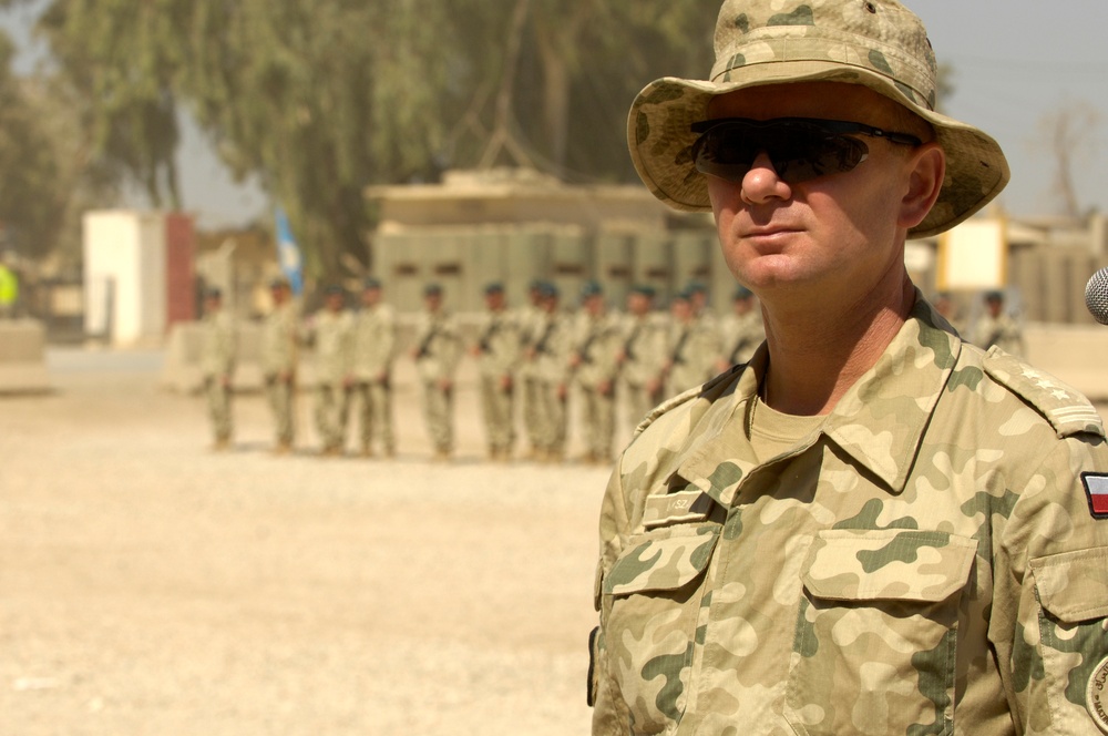 Polish Multi-Nation Division End of Mission Ceremony