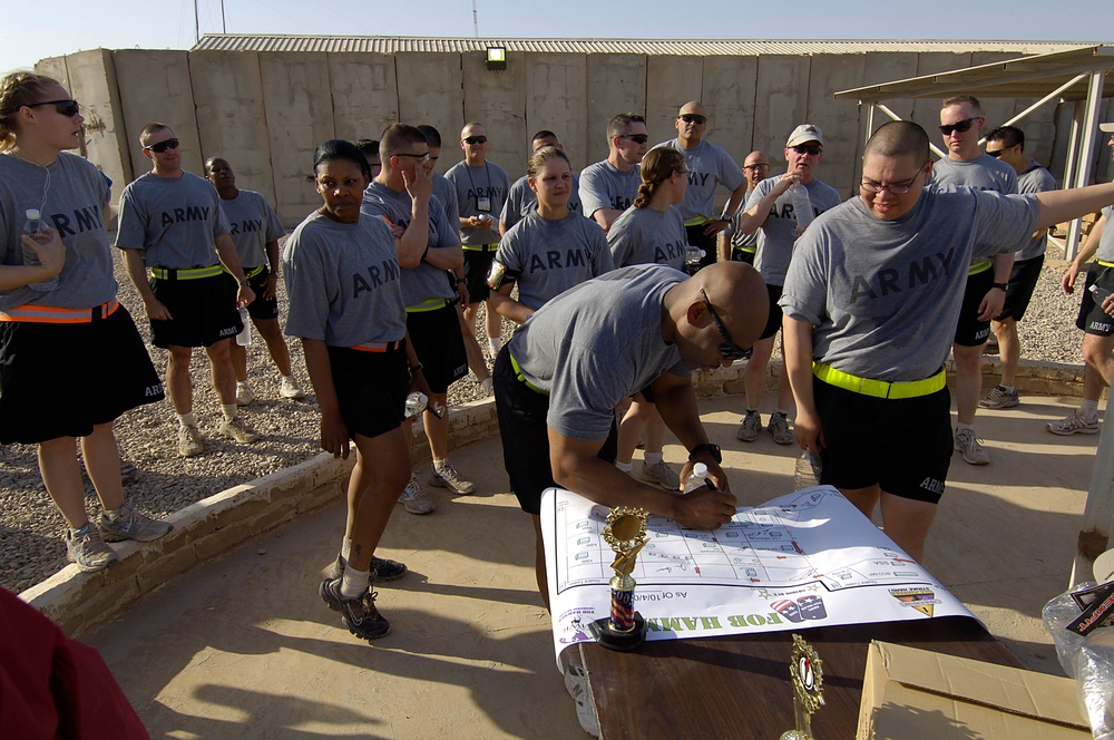 FOB Hammer Participates in Army 10-Miler