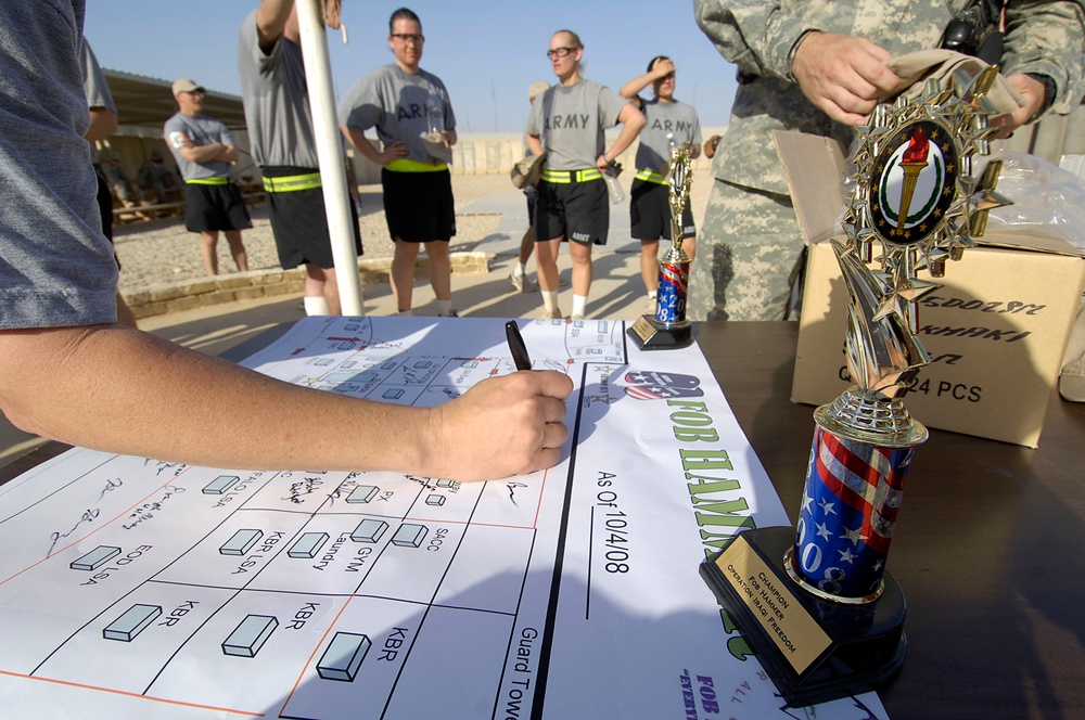 FOB Hammer Participates in Army 10-Miler