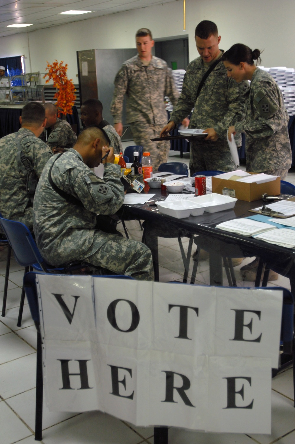 Raiders make voting 'a snap' at FOB Falcon