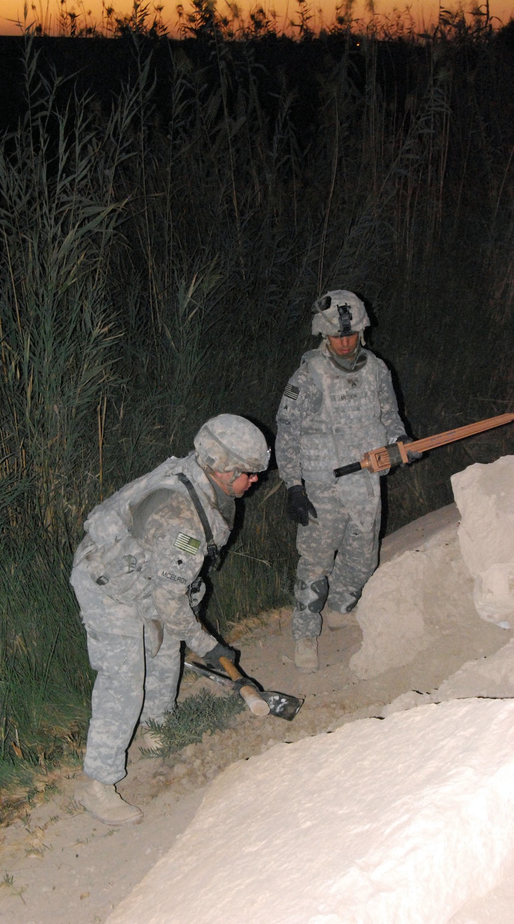 Gimlets disrupt weapons supply, flow
