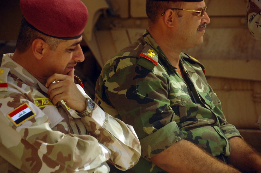 Transfer of Authority for Patrol Base Whiskey One
