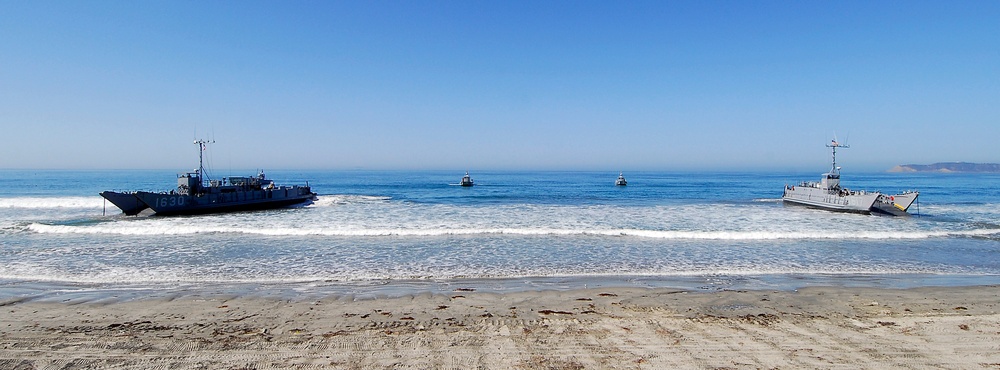 training exercise at Naval Amphibious Base Coronado