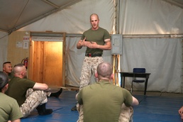 Marine Corps Martial Arts Program history is made on Camp Fallujah