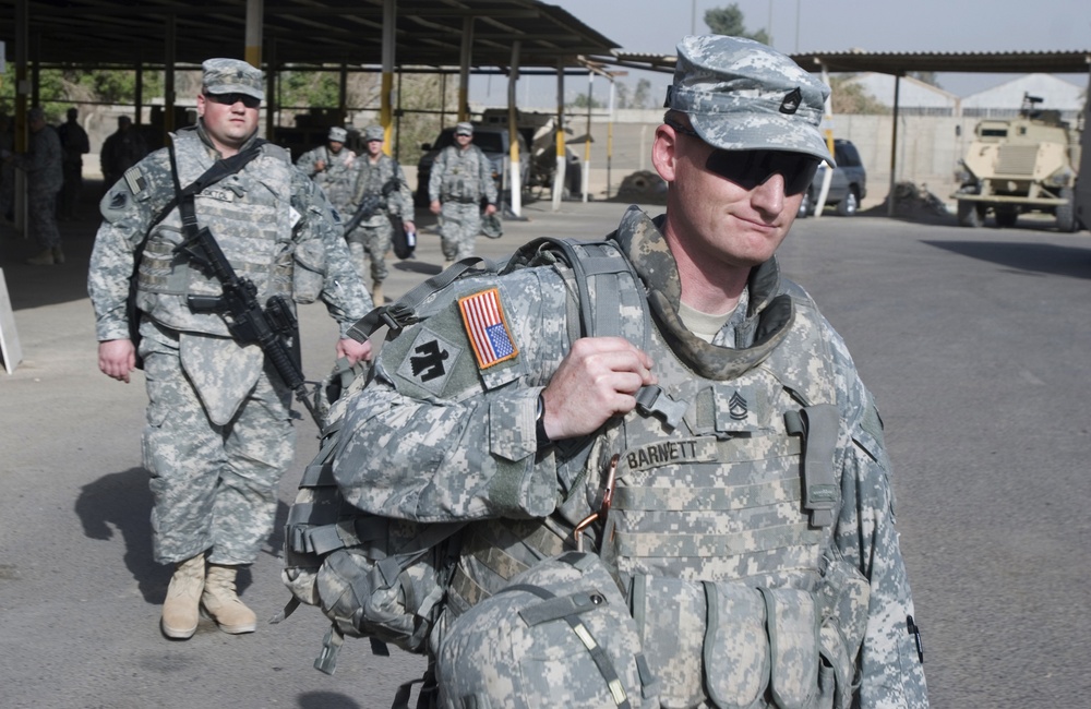 45th Infantry Brigade Combat Team Soldiers leave Iraq