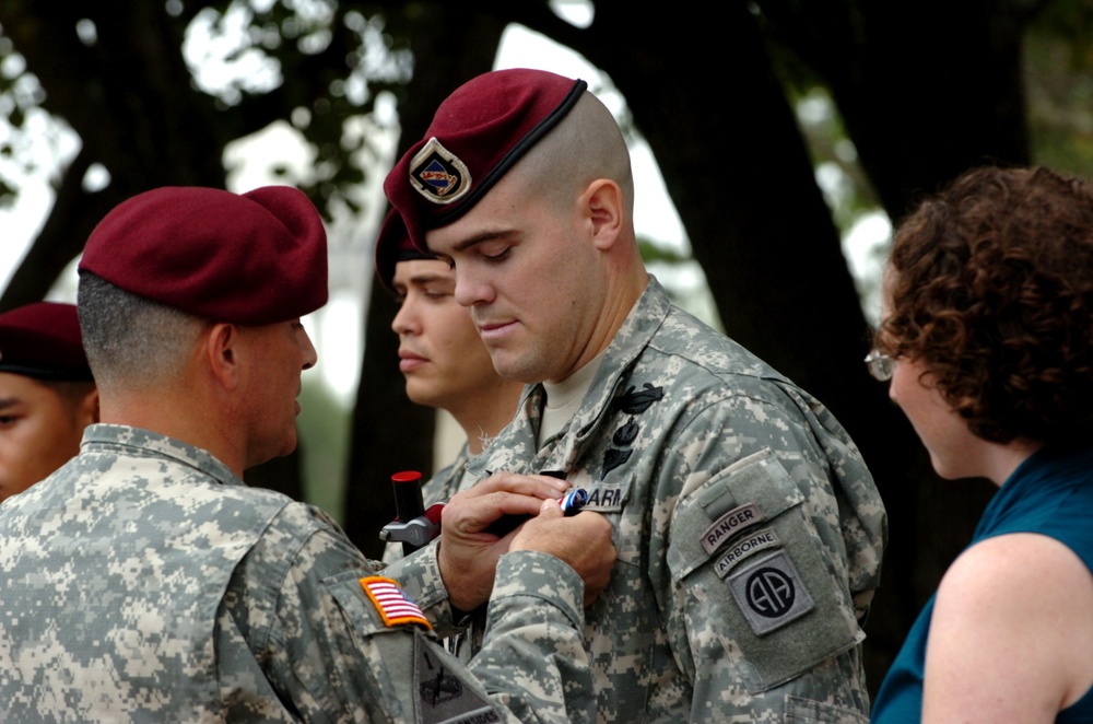 82nd Paratrooper Presented Silver Star