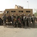 Iraq Badger vehicle tackles route clearance