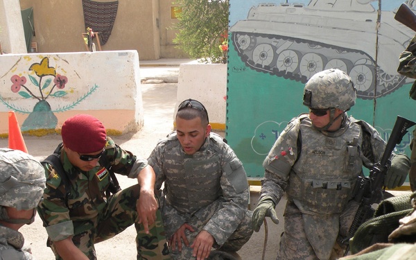 Iraq Badger vehicle tackles route clearance