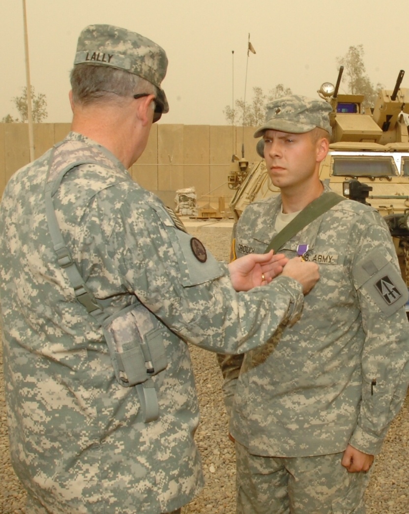 Hoosier Guardsmen Receive Purple Hearts, Combat Action Badges