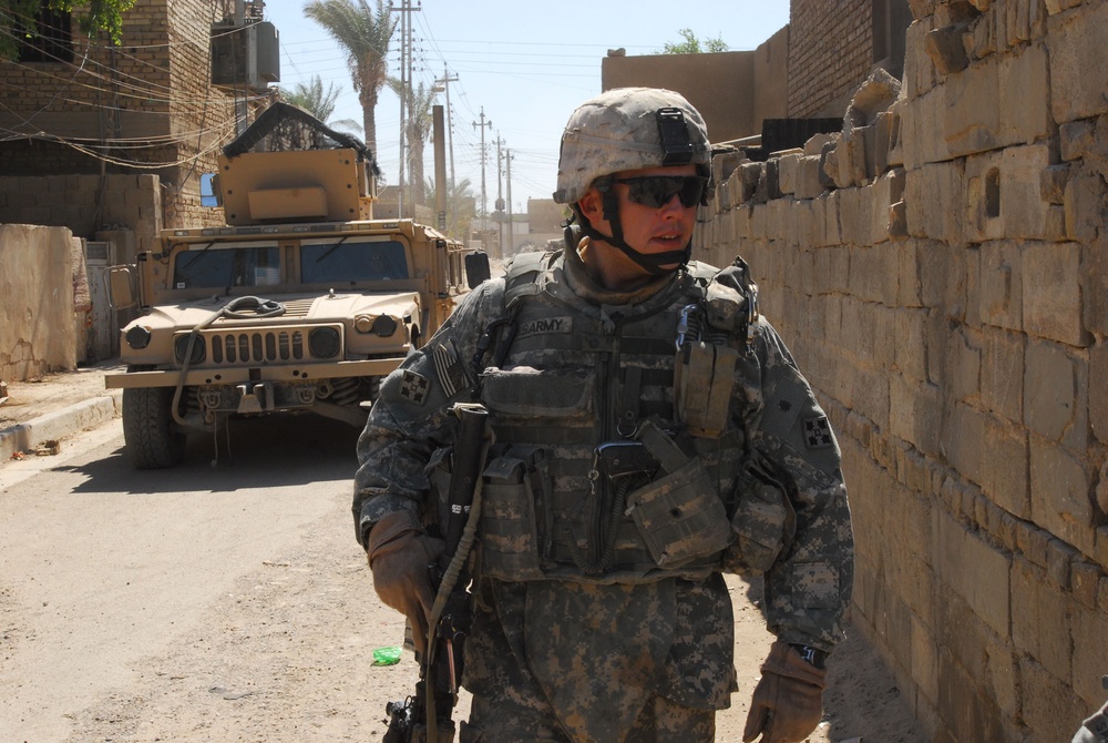 Regulars' Charlie Co. Soldiers maintain security operations in West Rashid