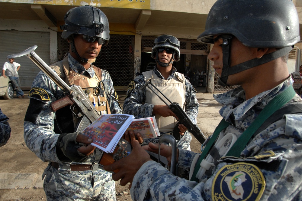 Iraqi National Police Conduct Operation Patriot Enforcement
