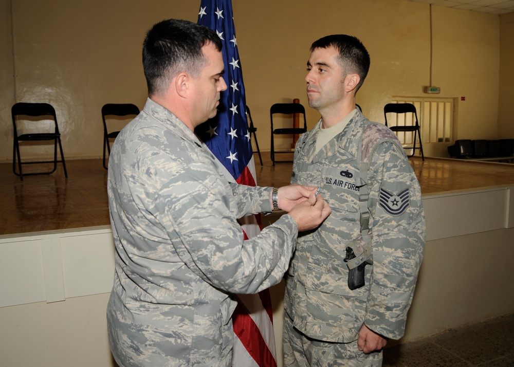 Airman Receives Medal
