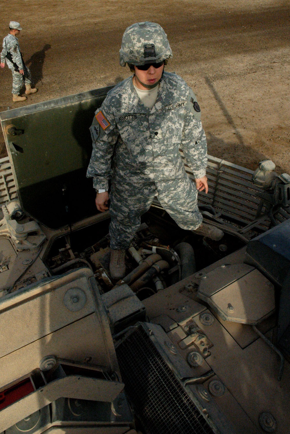 Day in the Life: Army's only woman Stryker driver lives for challenge