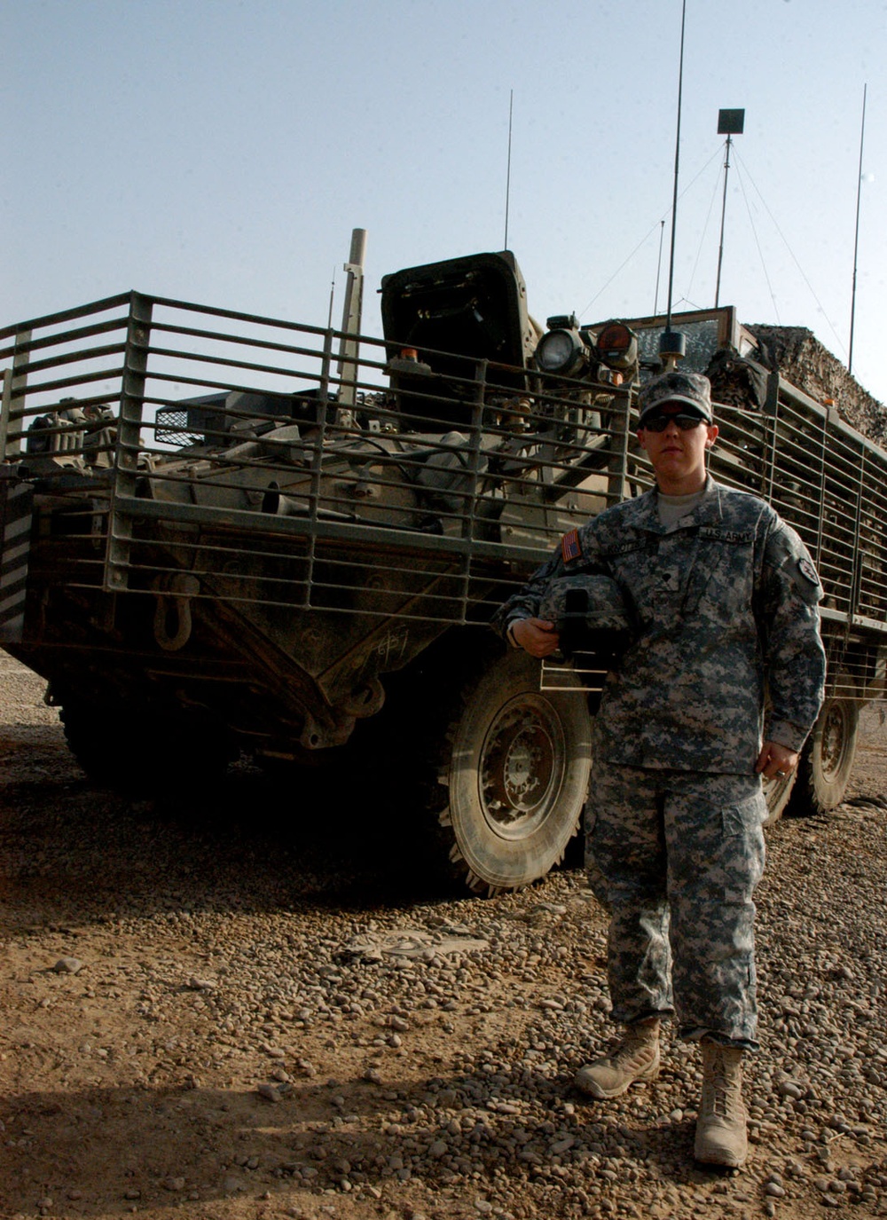 Day in the Life: Army's only woman Stryker driver lives for challenge