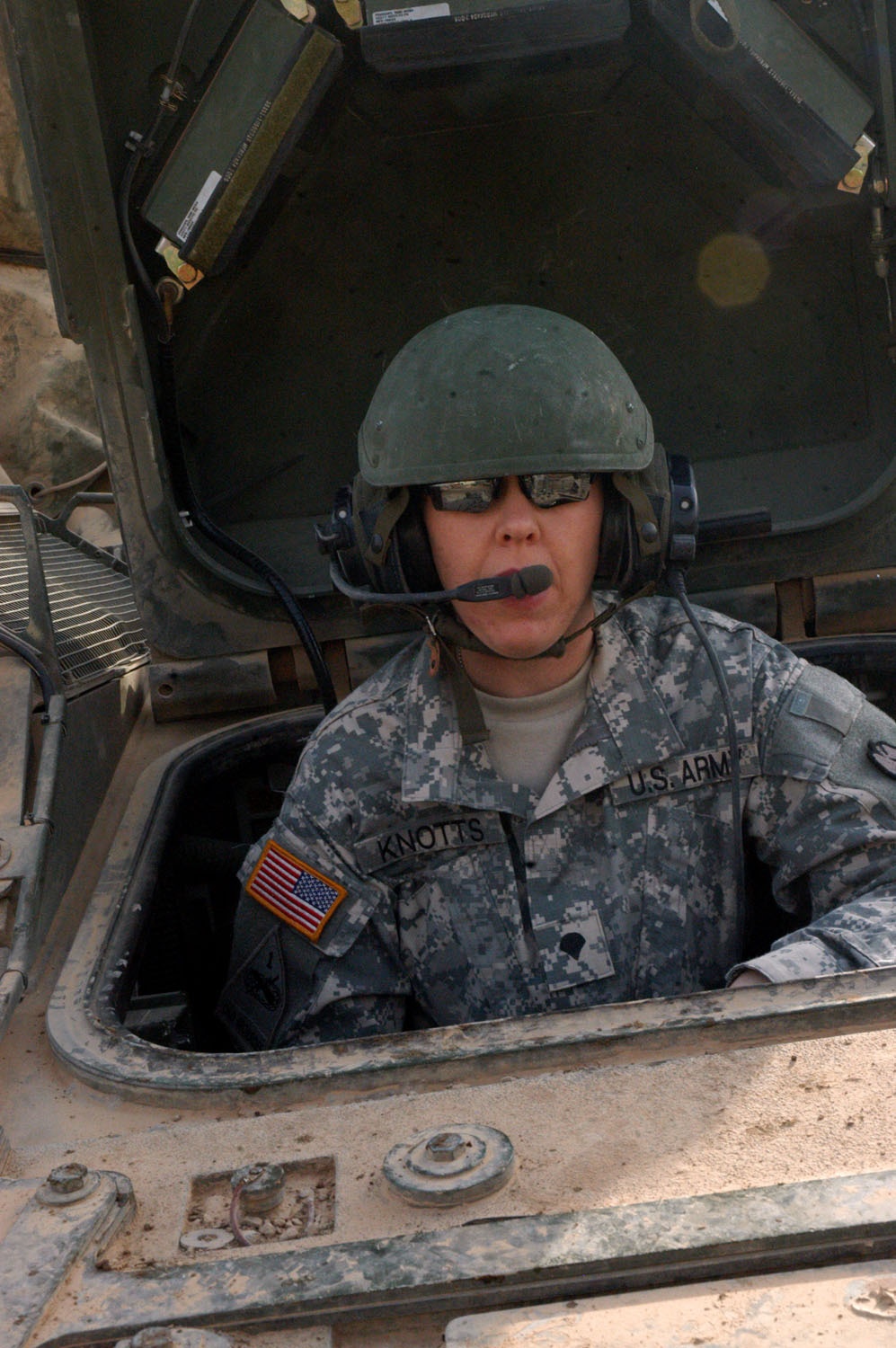 Day in the Life: Army's only woman Stryker driver lives for challenge