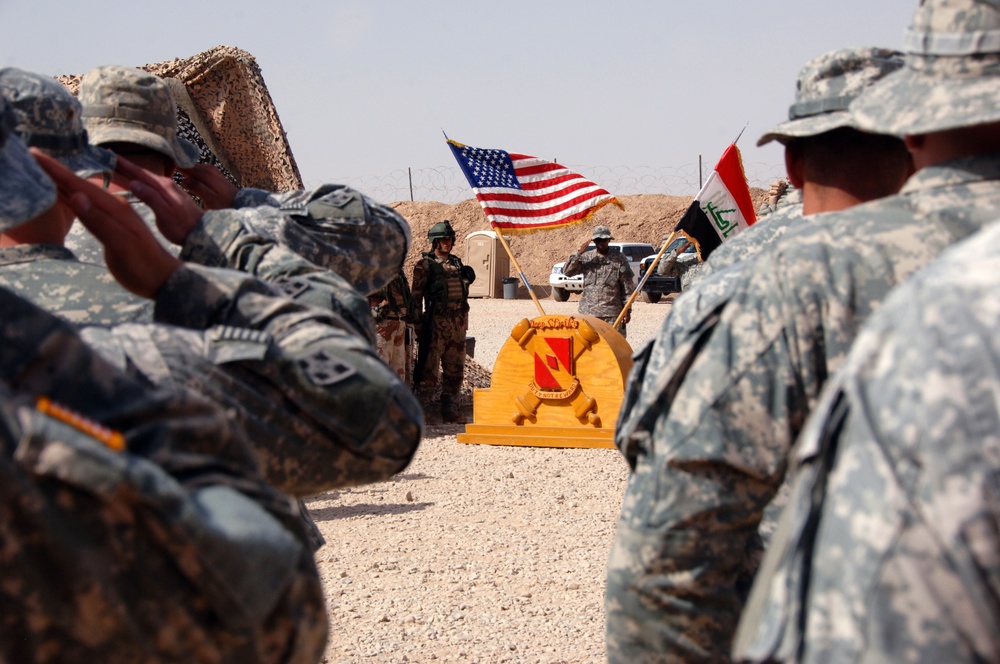 Transfer of Authority at Joint Security Site 1