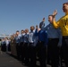 Reenlistment ceremony aboard the USS Ronald Reagan