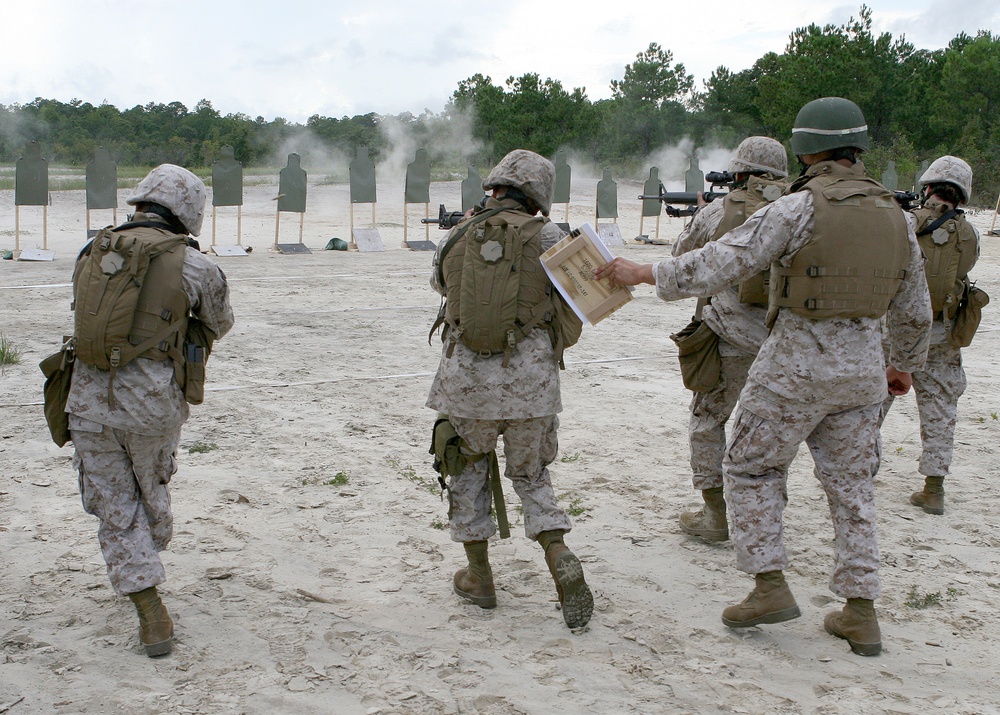 II MEF (FWD) Marines Hone Combat Shooting Skills