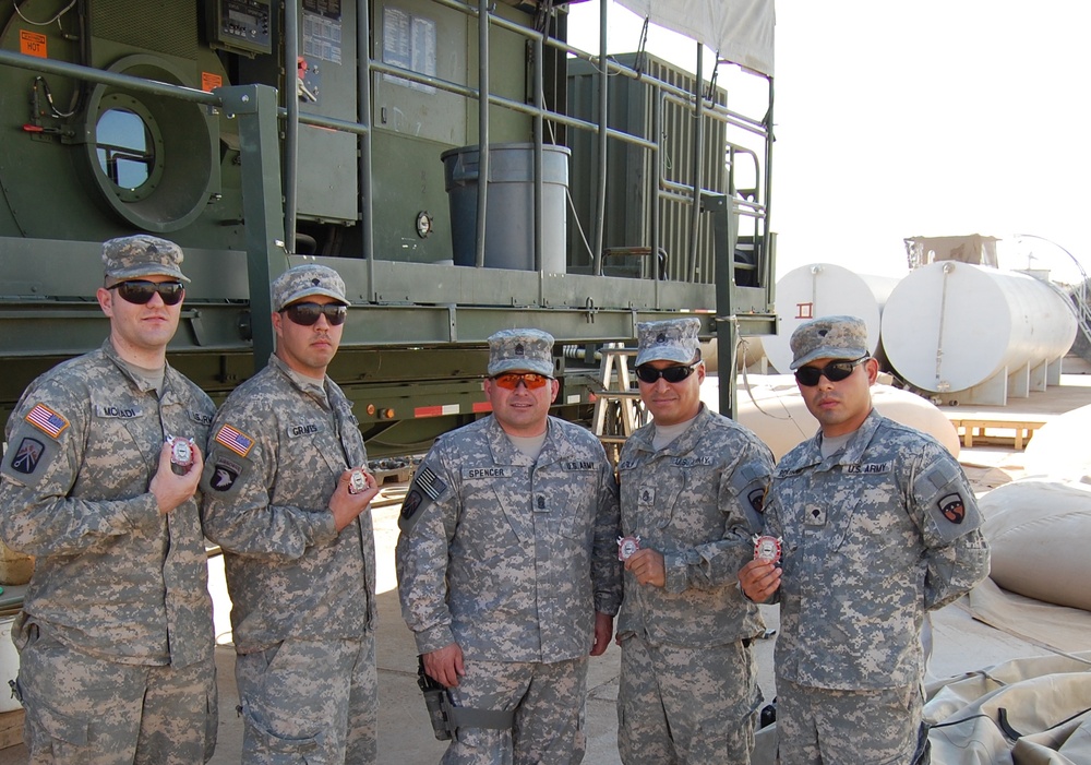 Laundry specialists bring cheer to war fighters