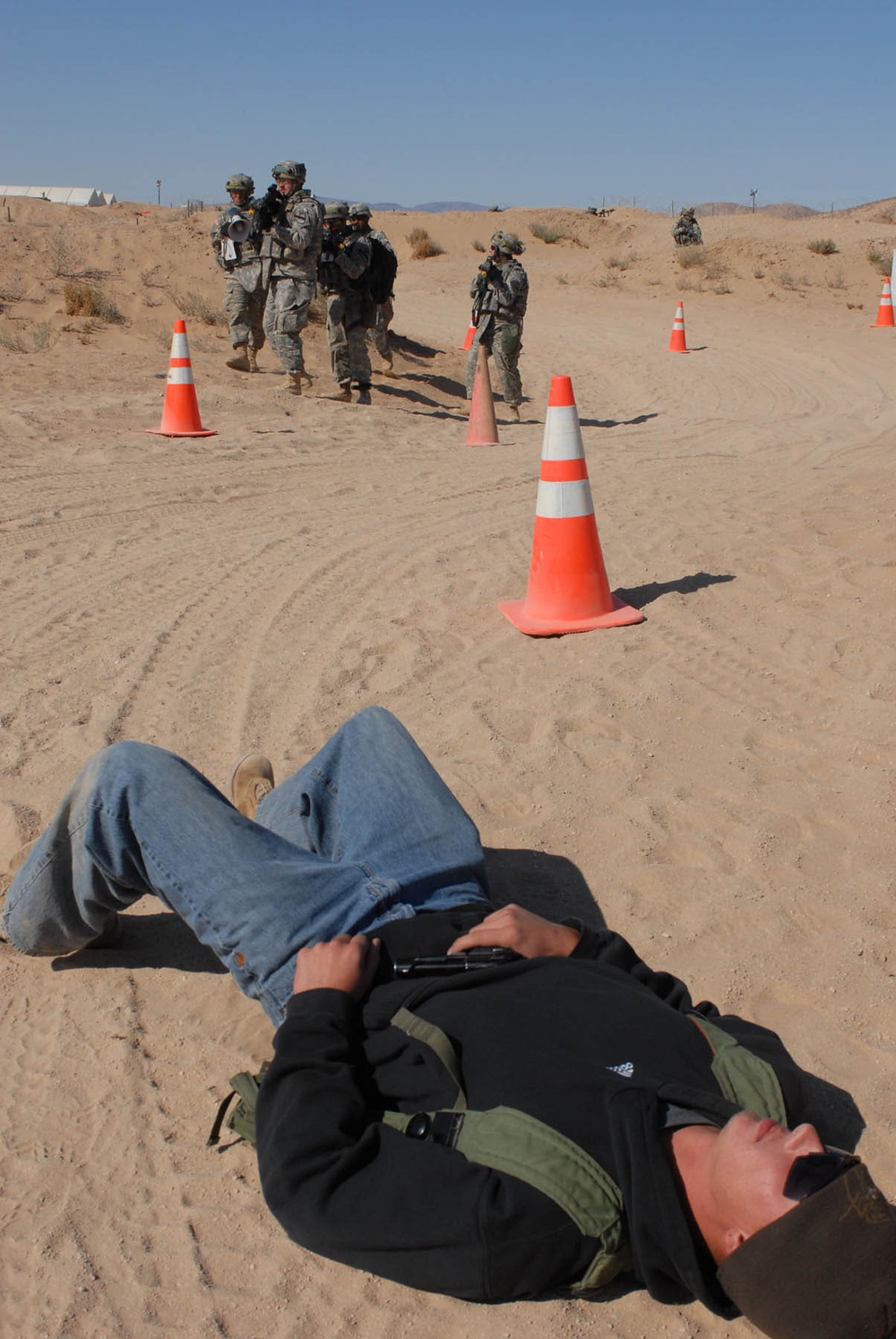 Lancers Train on Entry Control Point Operations