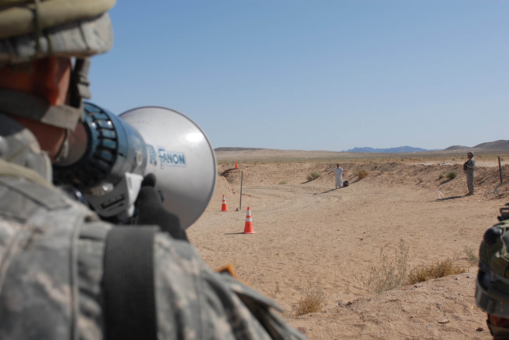 Lancers Train on Entry Control Point Operations