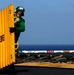 flight deck drills aboard USS John C. Stennis