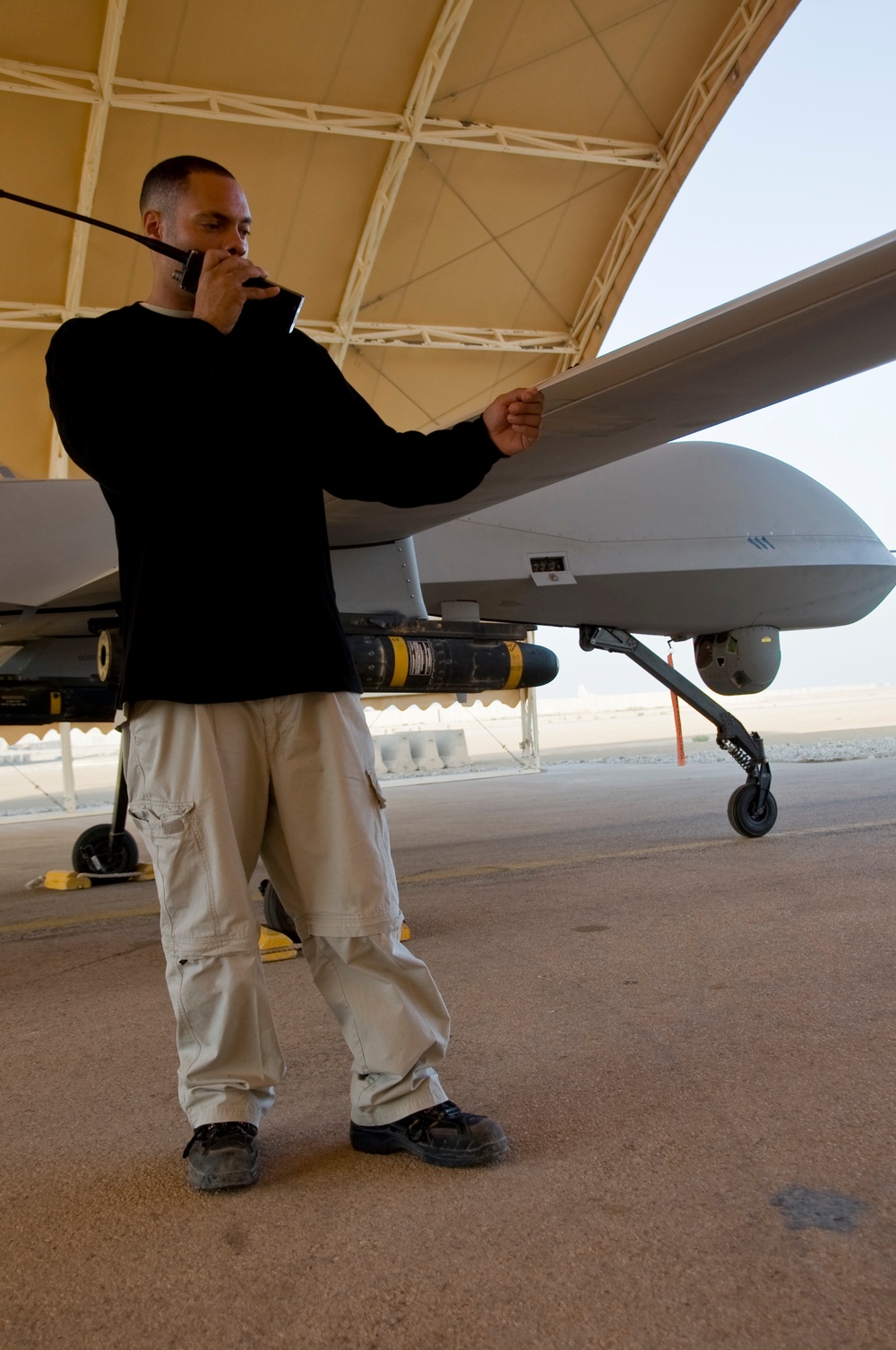 Predator pre-flight inspection