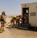 Firefighters during a training exercise