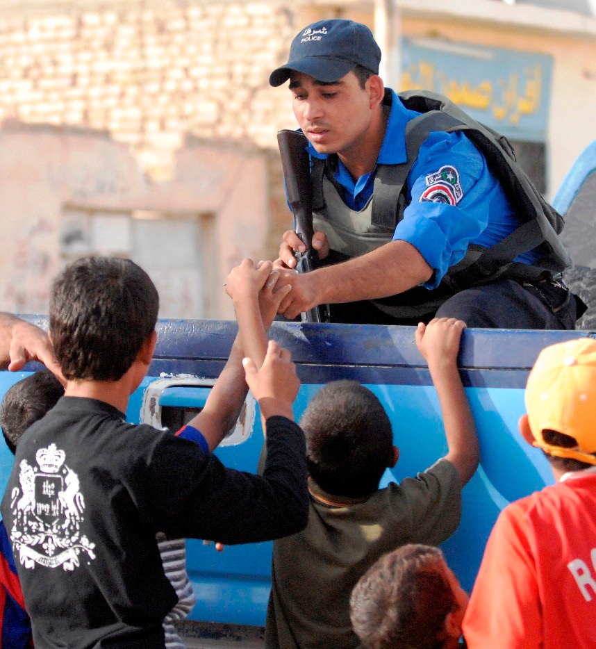 Iron Brigade MPs patrol Narhwan with IP partners