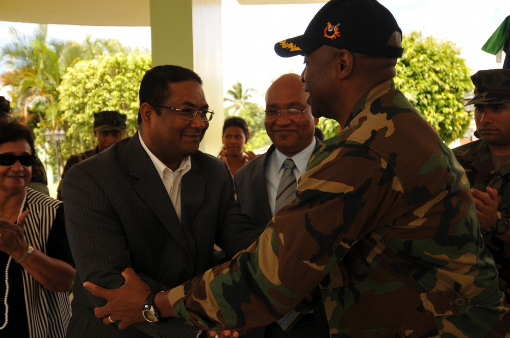 Donation ceremony in Dominican Republic