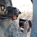 Blackhawk helicopter crew flying high over Baghdad