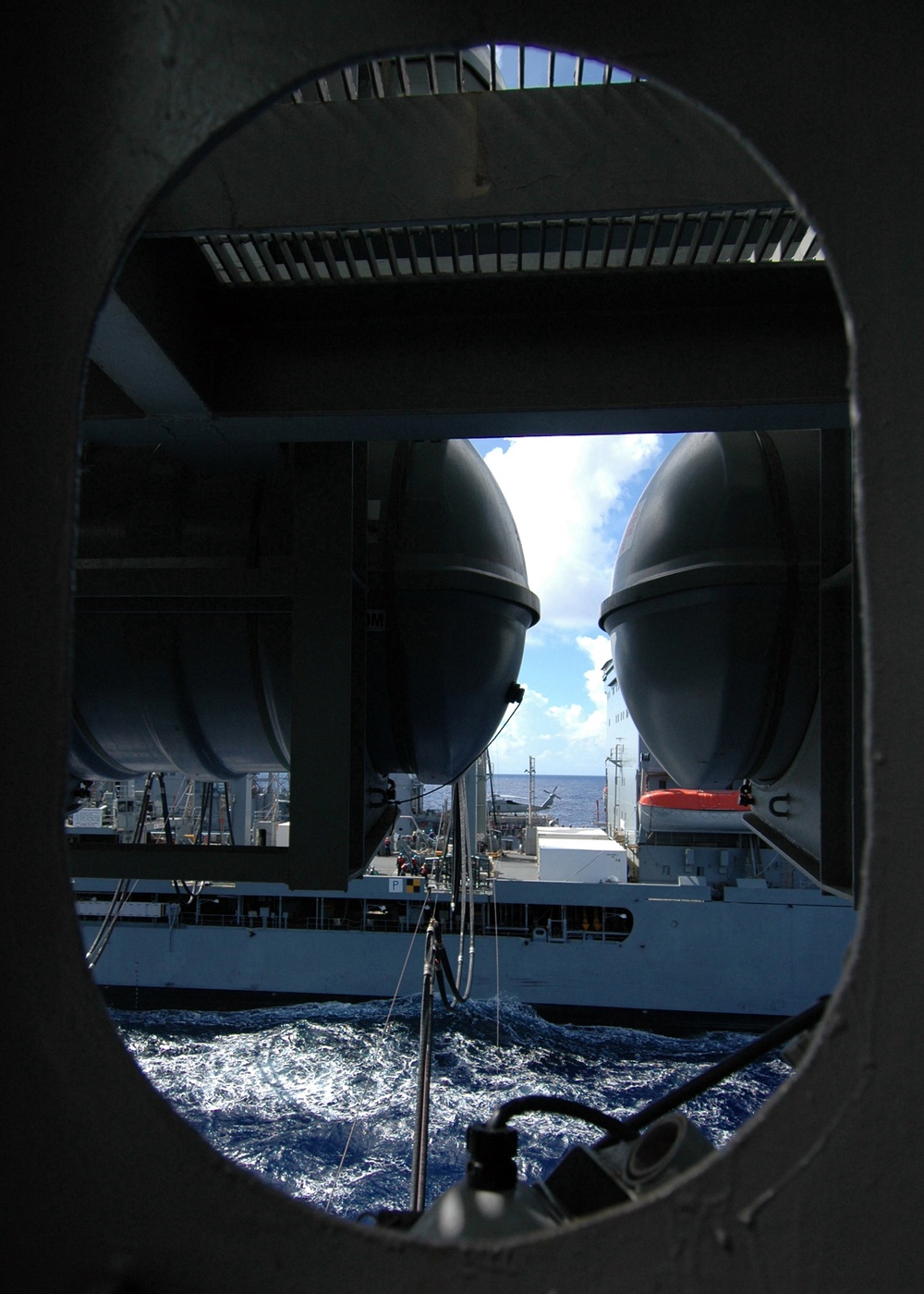 George Washington Carrier Strike Group refuels at sea