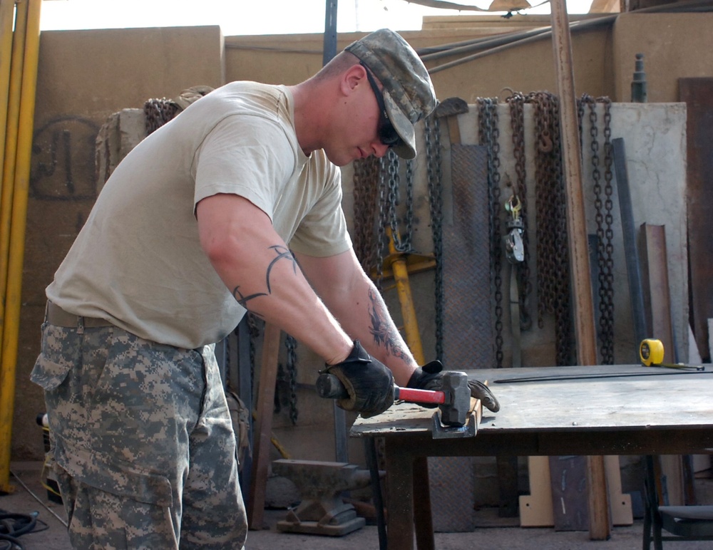 Work on Forward Operating Base Loyalty