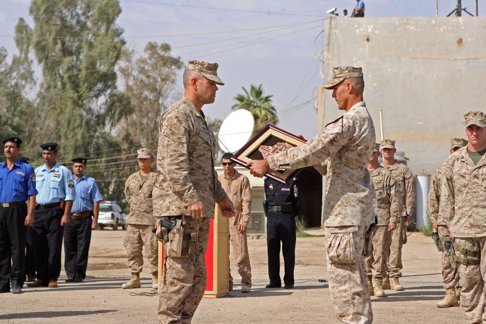 'Hell in a Helmet' relieves 'The Walking Dead'; begin seven month deployment in Ramadi