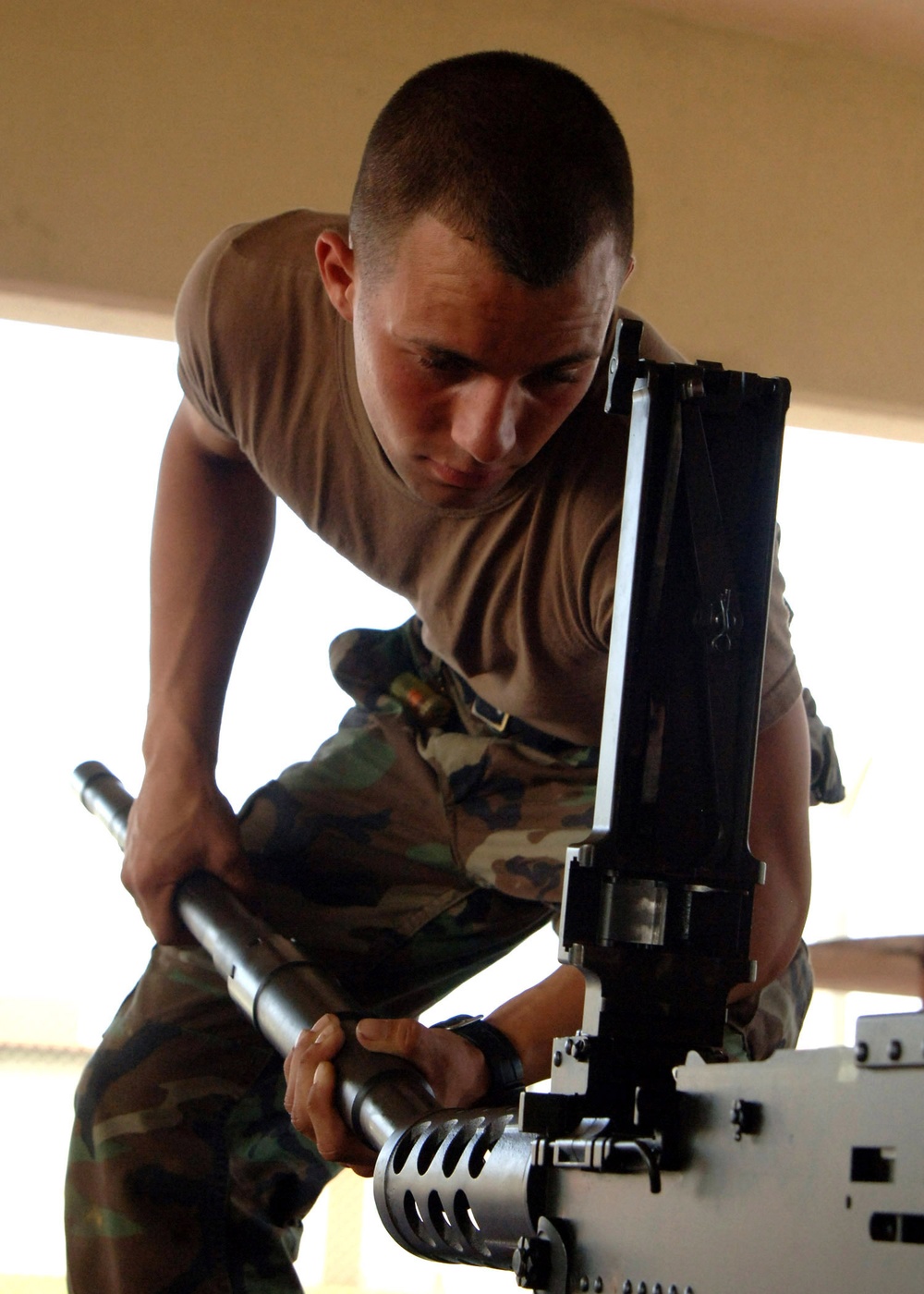 Maintenance at Camp Shields Armory in Okinawa