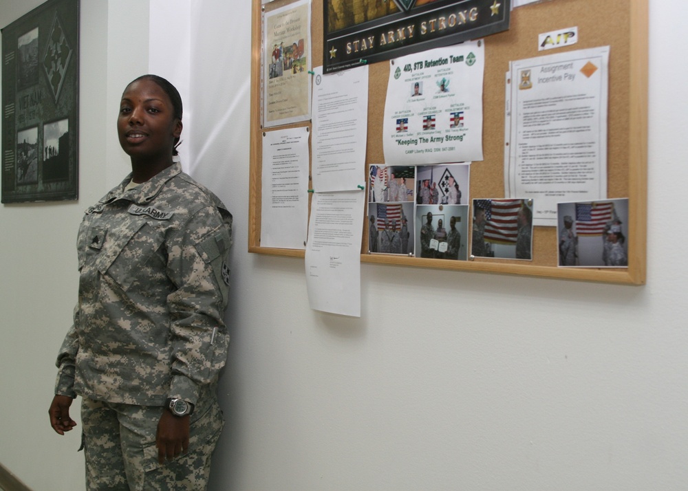 Division Special Troops Battalion Soldiers show it's never to late to learn, improve