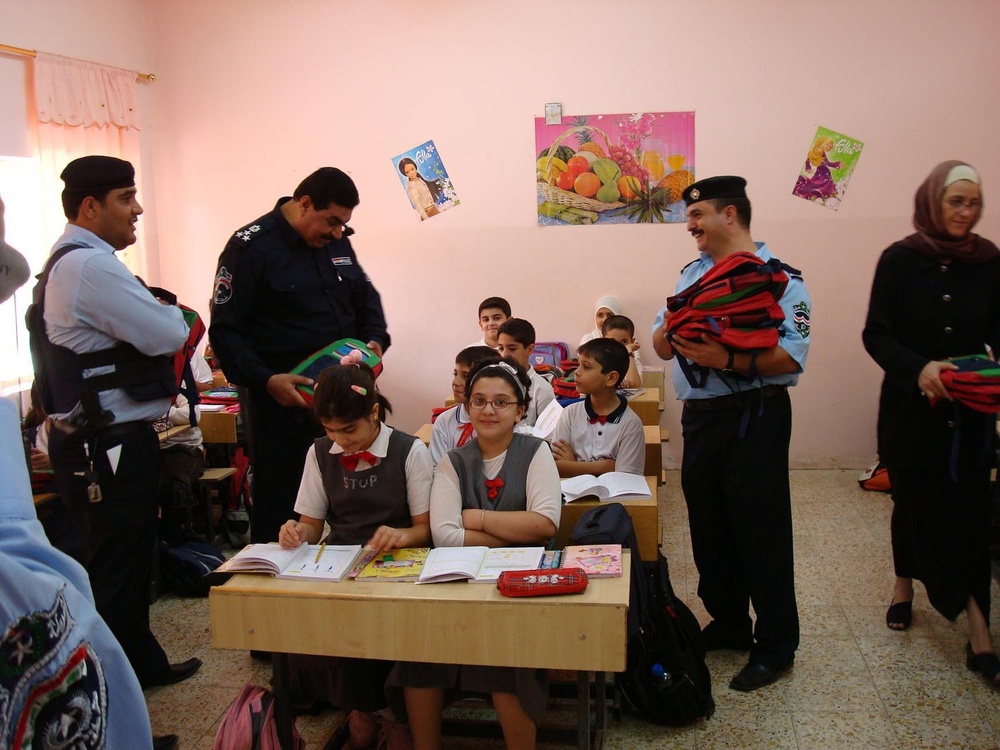 Backpacks: Shaping the future of Iraq one smile at a time