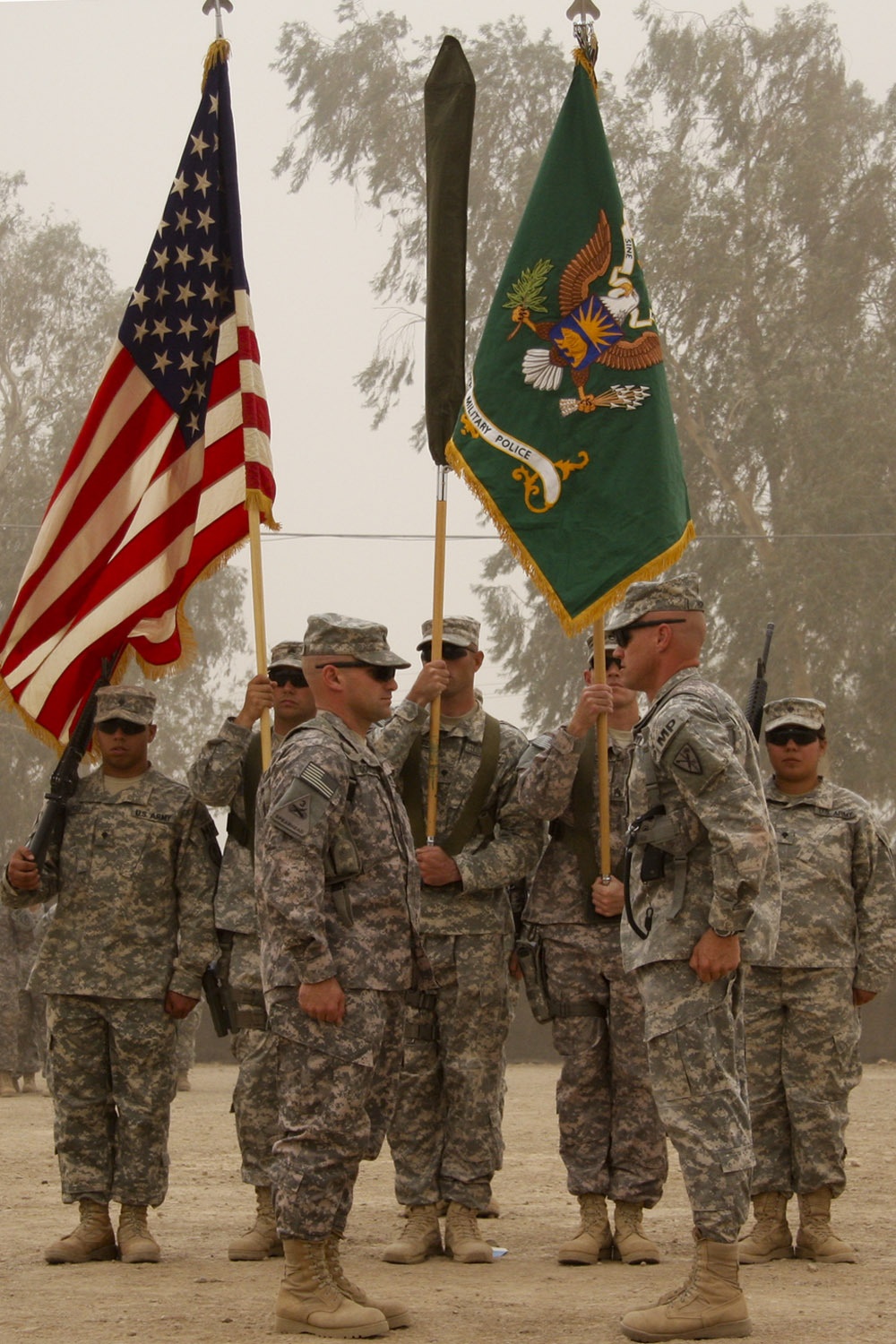 312th Military Police Battalion hands over reins to 508th Military Police Battalion after a job 'well done'