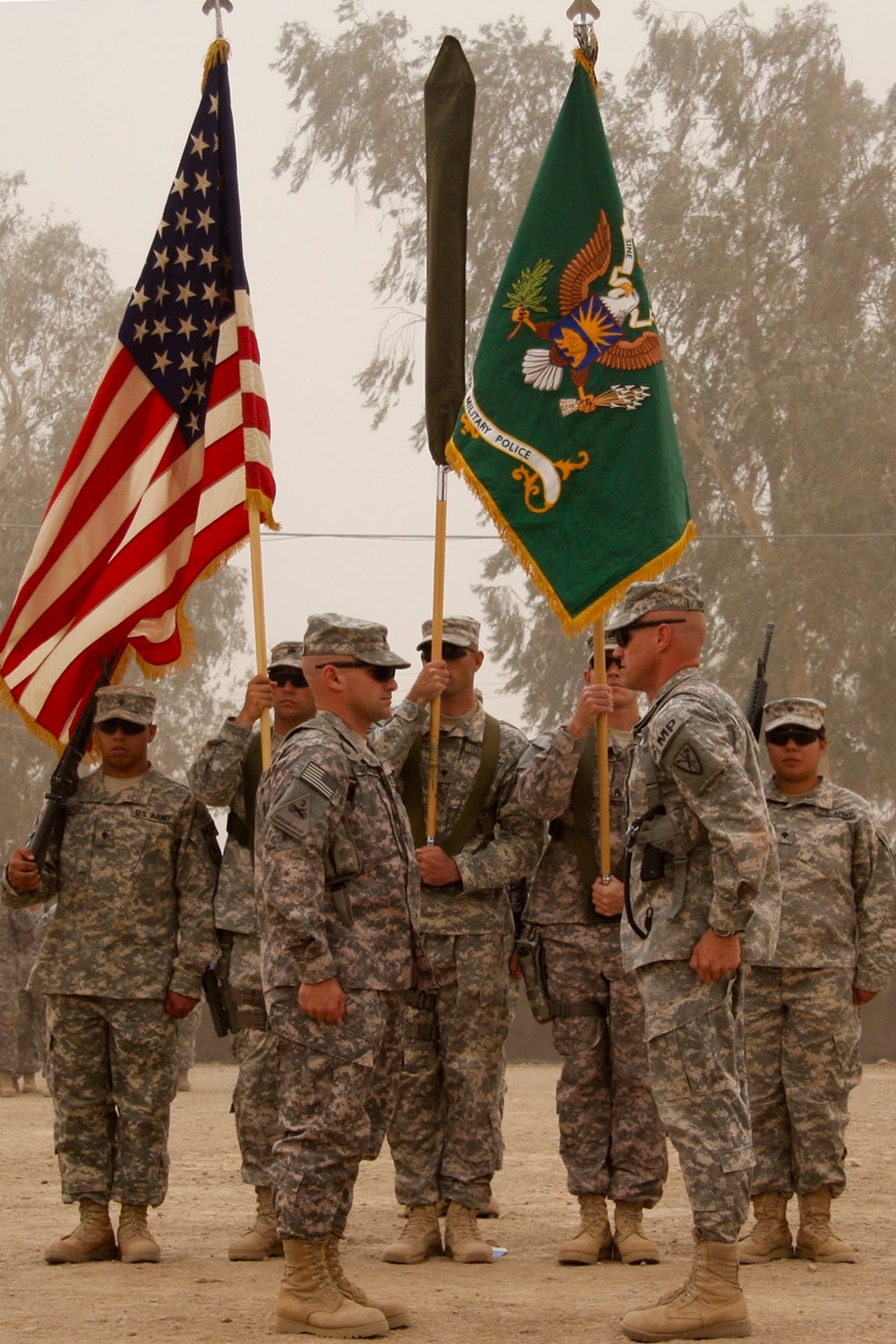 Multi-National Division – Baghdad Military Police Battalion relinquishes authority after a job well done