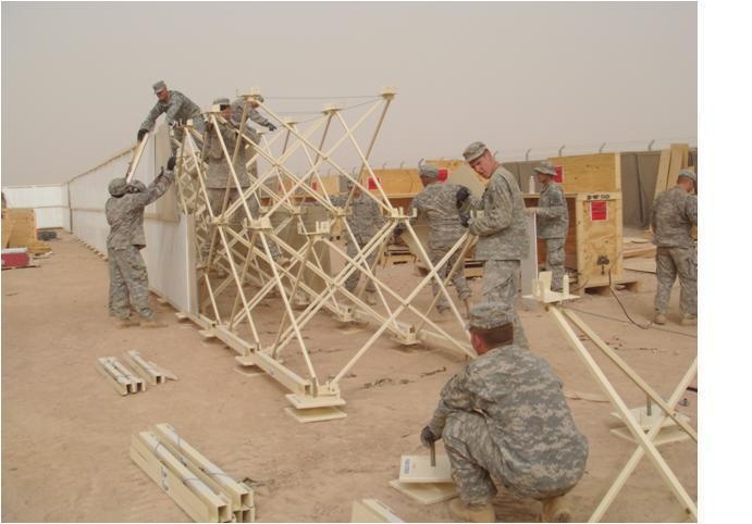 4th Platoon, 370th Engineer Company Installs Modular Protective System