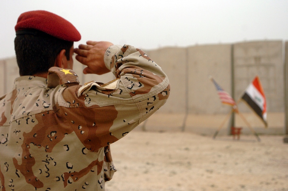 Iraqi Army takes over Patrol Base Vanderhorn
