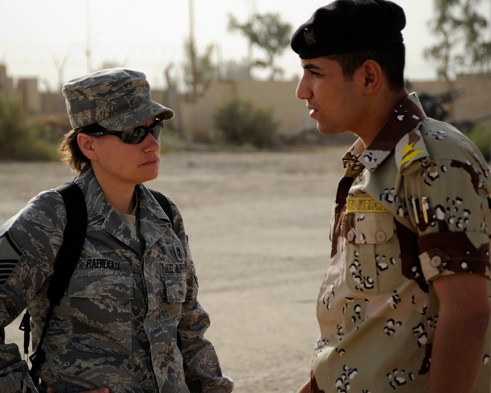 United States Air Force instructor makes her mark on Iraq's future